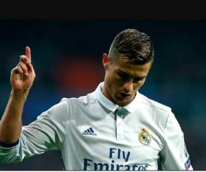 Cristiano Ronaldo, delantero portugués del Real Madrid de España.