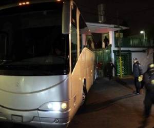 Varios migrantes centroamericanos fueron detenidos en México.