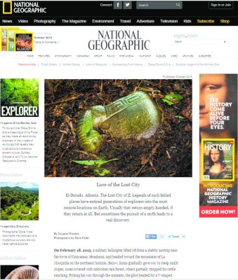 Divulgan hallazgo de la Ciudad Blanca