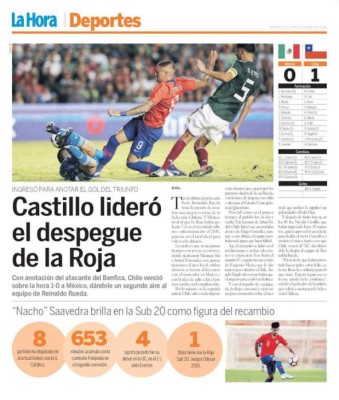 Portadas de medios mexicanos no perdonan al Tri tras la derrota ante Chile