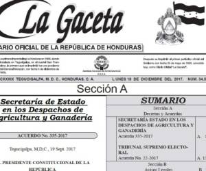 Publicada en La Gaceta la declaratoria oficial del TSE sobre los comicios electorales en el país.