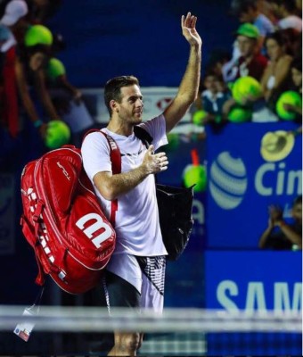 Del Potro baila 'Despacito” durante partido del Master 1000