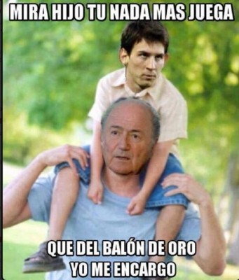 Los memes por el traje de Messi en la gala del Balón de Oro