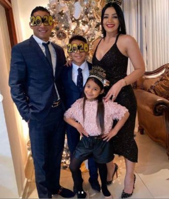 FOTOS: En familia y llenos de amor, así recibieron el Año Nuevo los futbolistas hondureños