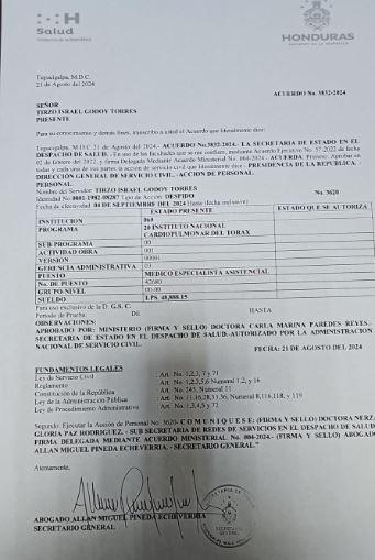 Médico denuncia despido tras publicar video contradiciendo a ministra de Salud