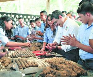 El presidente de la República anunció el uso de un sistema de reforestación (Fotos: cortesía presidencial/J. Flores/M. Herrera)