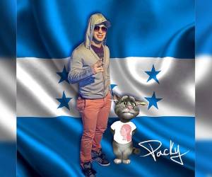 Franklin del Cid, creador de Packy, el gato hondureño.