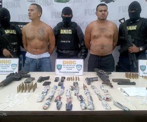 La DNIC capturó a dos presuntos pandilleros.