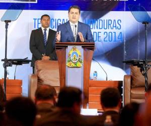'Con parches no vamos a solucionar nada, hay que aceptar la responsabilidad compartida de todos los países', dijo el presidente de Honduras.