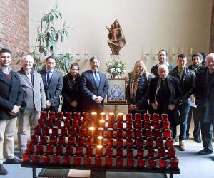 La celebración de la misa en honor a la Virgen de Suyapa tomó lugar en la Iglesia Sanct Albertus Magnus de Berlín.