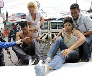 Nueve reos resultaron heridos en un motín en la Penitenciaría Nacional. (Foto: Mario Urrutia)