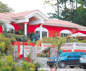 Esta lujosa residencia es una de las incautadas por el MP, está valorada en varios millones de lempiras.