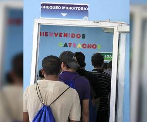 Los deportados ingresaron al pais en horas de la tarde