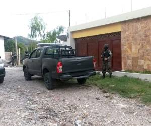 Vivienda allanada en La Entrada, Copán.