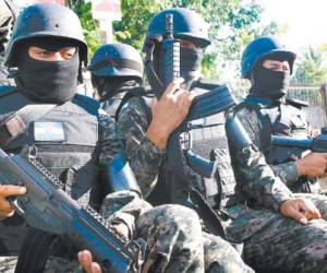 La Policía Militar fue creada mediante decreto número 168-2013, el 22 de agosto de 2013.