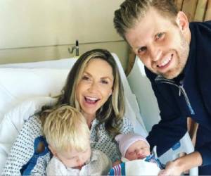 Trump se convirtió en abuelo por décima vez después de que la esposa de su hijo Eric, Lara, dio a luz a una niña. Foto: Instagram