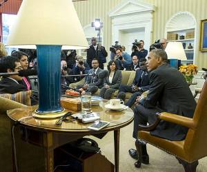 El presidente Barack Obama en una reunión con 'dreamers' el 4 de febrero. (Foto: AP)