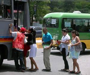 Los buses del servicio regular cobran actualmente cuatro lempiras y los ejecutivos, once.