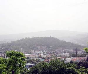 Las partículas de polvo del desierto de Sahara llegaron a Honduras. (Fotos: Jimmy Argueta)