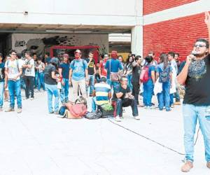 Los estudiantes han realizado una jornada de protestas.