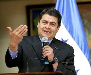 Juan Orlando Hernández.