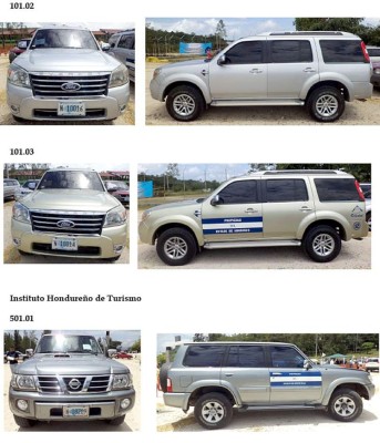 Conozca los carros de lujo en que se conducían ministros hondureños