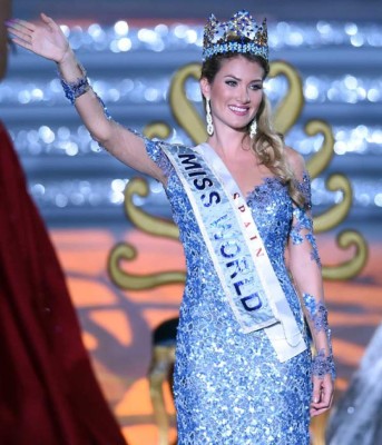 Modelo española de 23 años coronada Miss Mundo en China &nbsp;&nbsp;