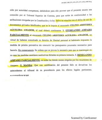 Corte ampara a los exconcejales y envía el expediente al TSC