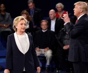 Se trata del segundo de una serie de tres debates programados entre los dos principales candidatos, foto: AFP.
