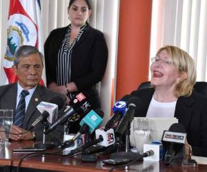 La jurista dijo que su visita era parte de una 'cruzada' continental para presentar pruebas de abusos del gobierno de Maduro y buscar apoyo por restaurar el orden democrático en su país. (Foto: AFP/ El Heraldo Honduras/ Noticias de Honduras)