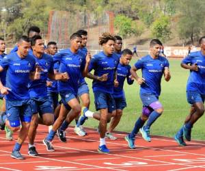 Motagua trotó en la pista de tartán del Complejo José Simón Azcona y ya piensa en Platense