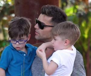 Ricky Martin: Mateo y Valentino Martin son los hijos gemelos del cantante puertorriqueño.