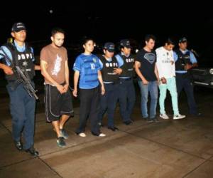 Los cuatro jóvenes fueron presentados ante la justicia por encubrir el crimen contra su amigo. (Foto: El Heraldo Honduras, Noticias de Honduras)