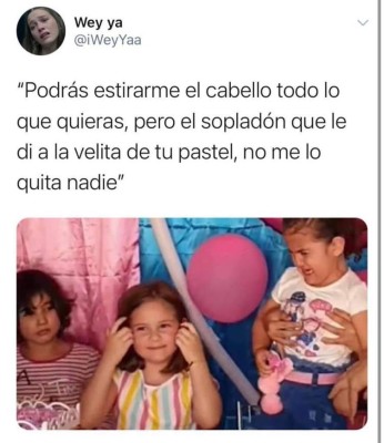Los memes que dejó la pelea de unas hermanas por soplar las velas