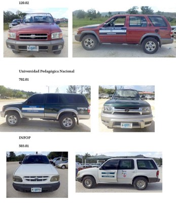 Conozca los carros de lujo en que se conducían ministros hondureños