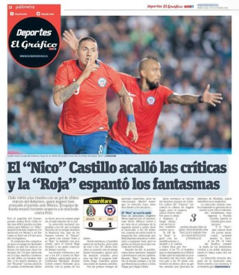 Portadas de medios mexicanos no perdonan al Tri tras la derrota ante Chile