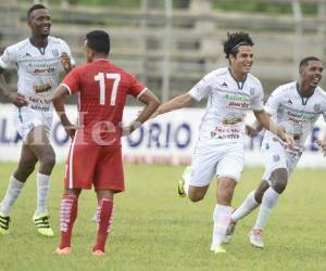 Luis Lobo anotó el gol del triunfo para el cuadro platensista ante el Real Sociedad (Foto: Samuel Zelaya)