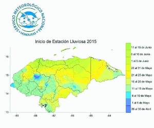 Para la última semana de abril se esperan lluvias en el territorio nacional.