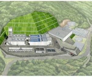 Los ejecutivos de la empresa presentaron los planos de la ampliación de la red de agua.