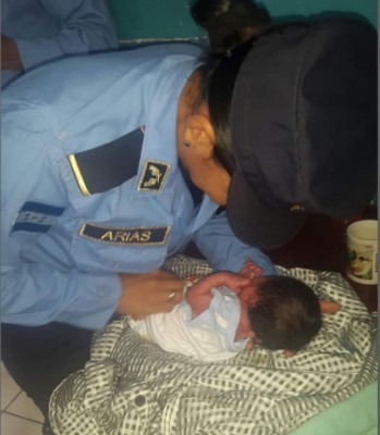 Hallan bebé abandonado cerca de la UNAH