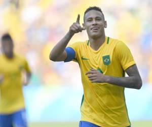 Neymar anotó ante Honduras el gol más rápido en la historia de los Juegos Olímpicos (Foto: AFP)