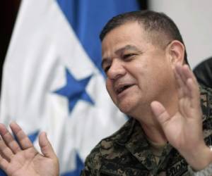 General Romeo Vásquez Velásquez propone como eje general de su propuesta de gobierno la reconversión del sistema de seguridad. Fotos: El Heraldo.