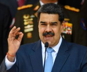 En esta imagen de archivo, tomada el 12 de marzo de 2020, el presidente de Venezuela, Nicolás Maduro, ofrece una conferencia de prensa desde el palacio presidencial de Miraflores, en Caracas, Venezuela. Foto AP.