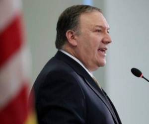 El jefe de la diplomacia estadounidense, Mike Pompeo. Foto AFP.