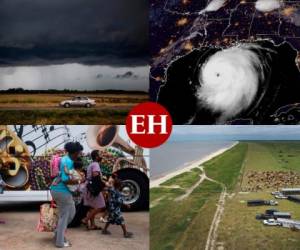 Laura se convirtió en un huracán categoría 3, con vientos de hasta 185 km/h, y se espera que la noche del miércoles llegue a las costas de Estados Unidos en el Golfo de México con inundaciones potencialmente 'catastróficas', anunció el Centro Nacional de Huracanes (NHC). Fotos AFP.