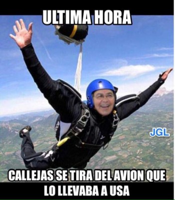 Los mejores memes de la extradición de Rafael Leonardo Callejas