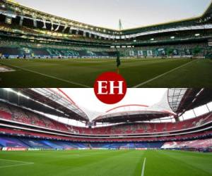 Ambos escenarios cuentan con categoría 4 de UEFA, por lo que pueden ser sede de finales europeas. Fotos: AP y Twitter Sporting de Lisboa