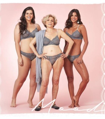 Helena Schargel, la modelo de 80 años que posa en lencería