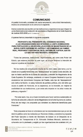 Científicos y hasta llamados por la NASA: hondureños propuestos por Luis Redondo para acompañar a Junta Nominadora