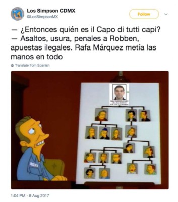 Cibernautas destrozan a Rafa Márquez con crueles memes tras vínculos con narco